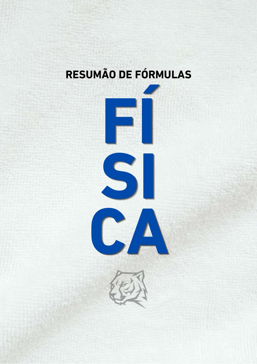 Capa do Resumão Fórmulas da Física